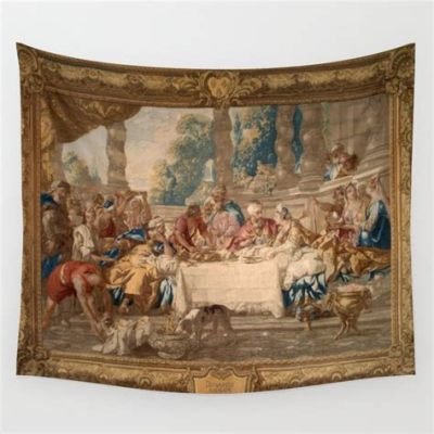 The Feast of the Gods - A Tapestry of Divine Revelry and Monumental Proportions!